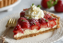 Strawberry Tart with Custard
