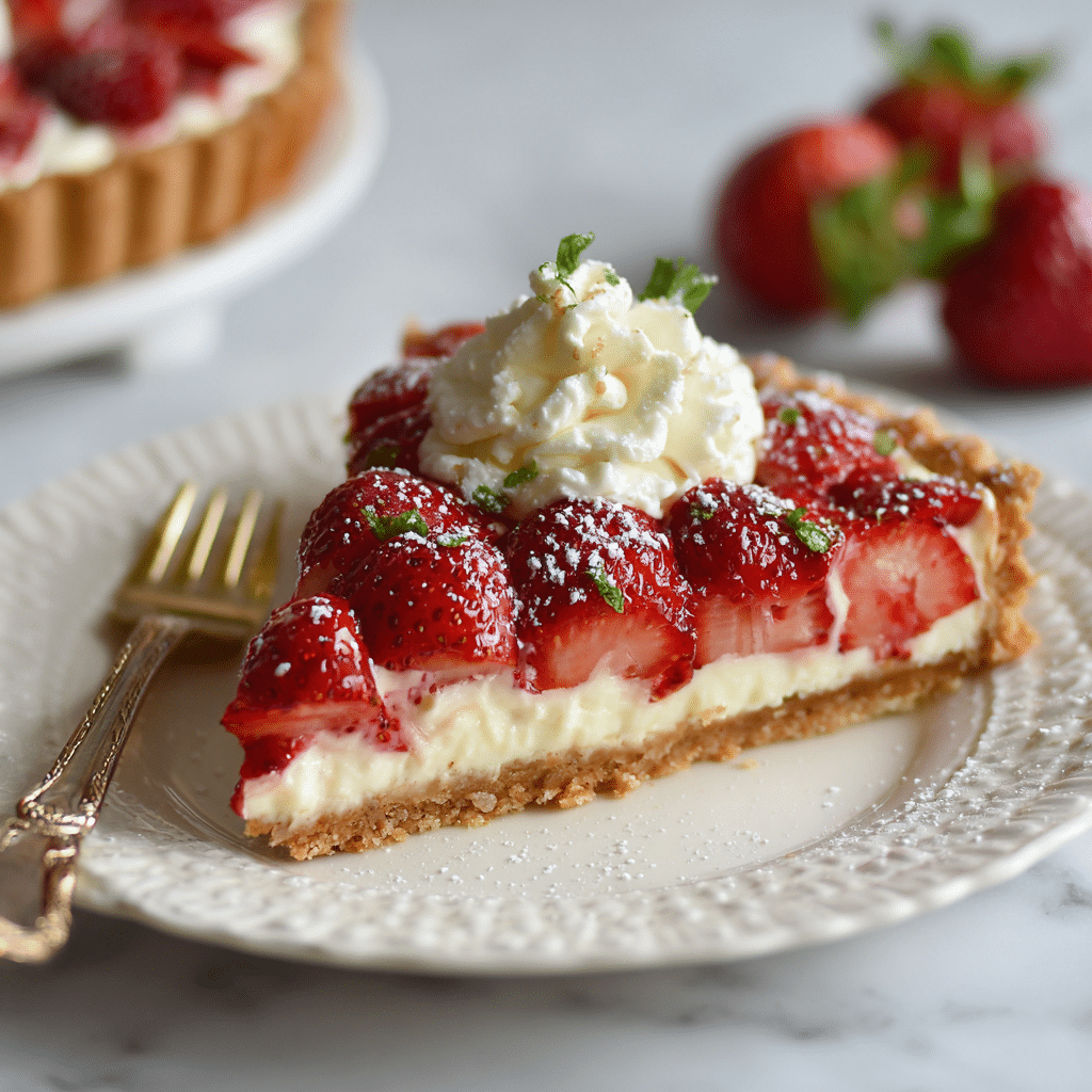 Strawberry Tart with Custard – A Sweet Slice of Love from My Kitchen