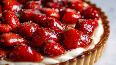 Strawberry Tart with Mascarpone
