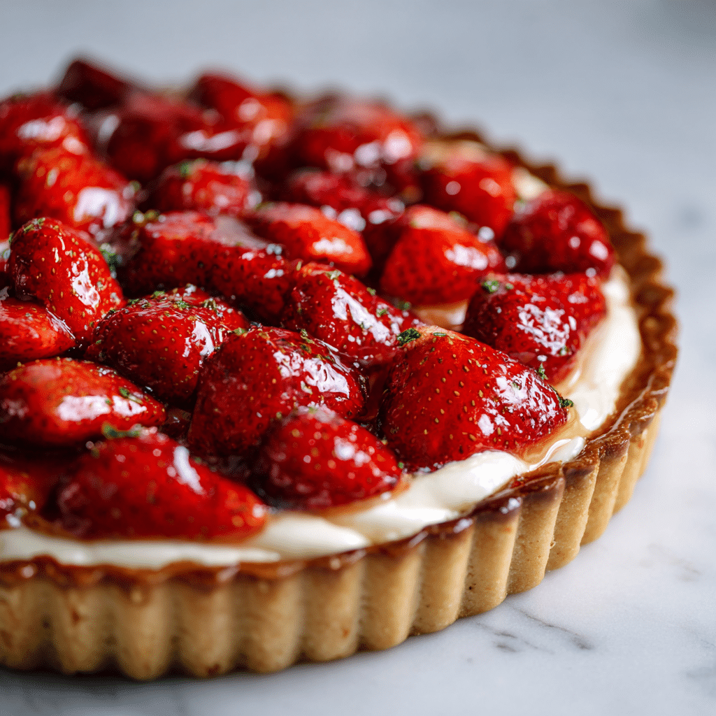 Strawberry Tart with Mascarpone – Sweet, Creamy, and Made for Sharing