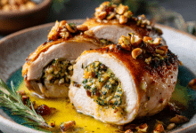 Stuffed Chicken with Pine Nuts