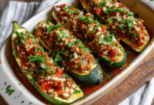 Stuffed Zucchini Boats