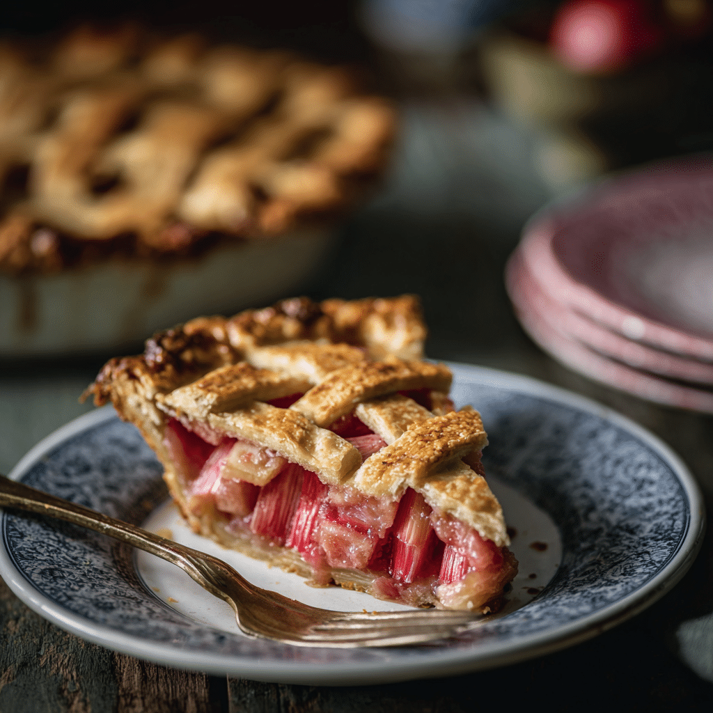 Sweet and Tart Rhubarb Pie – A Slice of Spring with a Kiss of Sunshine