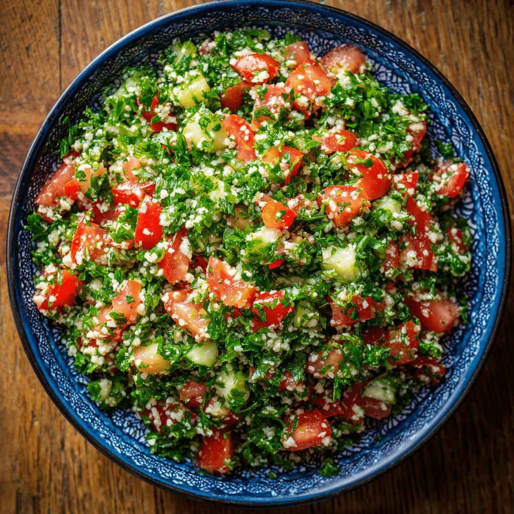 Tomato and Parsley Tabbouleh – Fresh, Bright & Full of Mediterranean Life