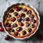 Traditional French Cherry Clafoutis