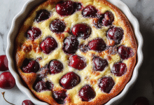 Traditional French Cherry Clafoutis