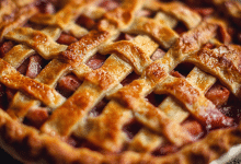 Traditional Rhubarb Pie