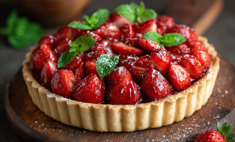 Vegan Strawberry Tart