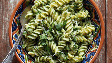 Vegetarian Pesto Pasta