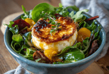 Warm Goat Cheese Salad