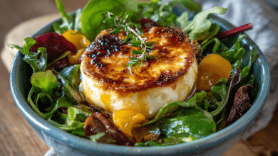 Warm Goat Cheese Salad