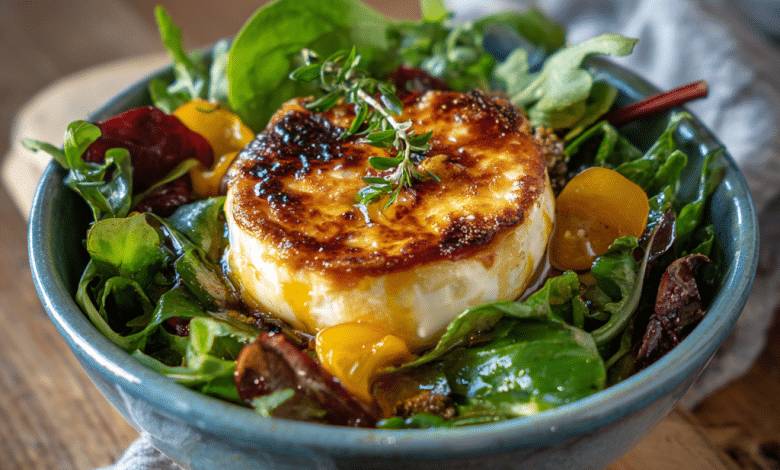 Warm Goat Cheese Salad