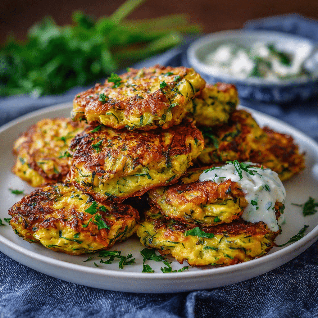 Zucchini Fritters – Crispy, Golden Bites of Mediterranean Comfort