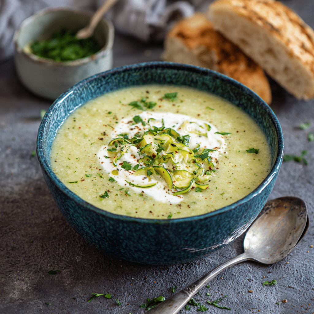 Zucchini Soup – A Creamy Bowl of Comfort from My Cretan Kitchen