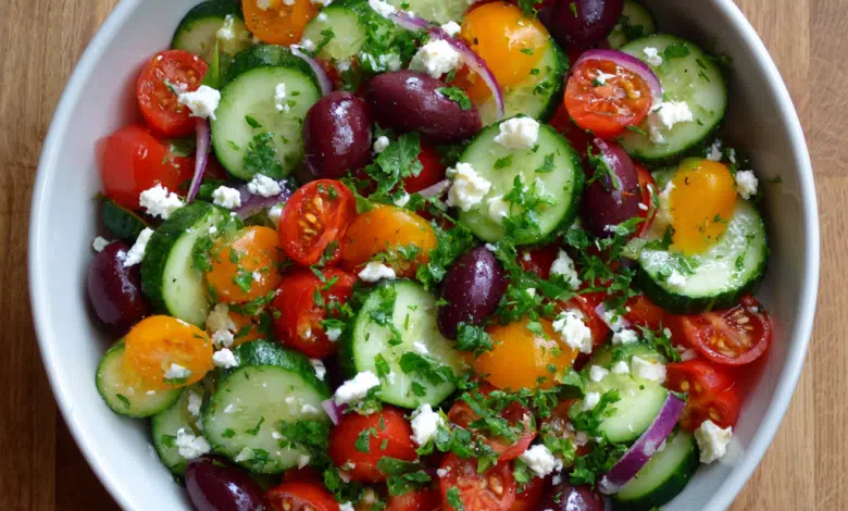 Classic Mediterranean Salad