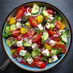 Classic Mediterranean Salad – A Fresh, Colorful Bowl of Sunshine from My Kitchen