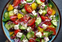 Classic Mediterranean Salad – A Fresh, Colorful Bowl of Sunshine from My Kitchen