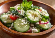 Mediterranean Cucumber Salad Recipe