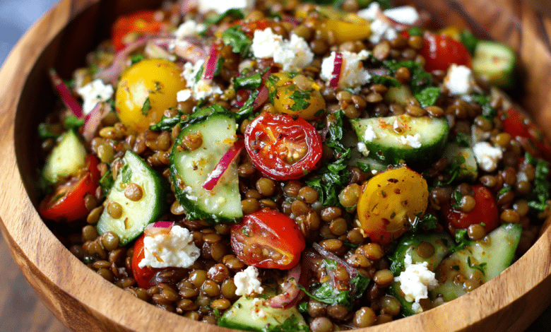 Mediterranean Lentil Salad Recipe