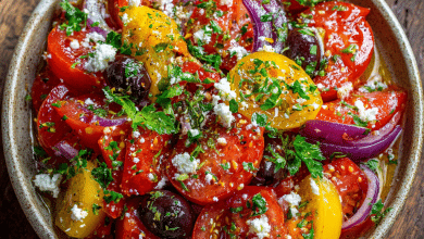 Mediterranean Tomato Salad Recipe