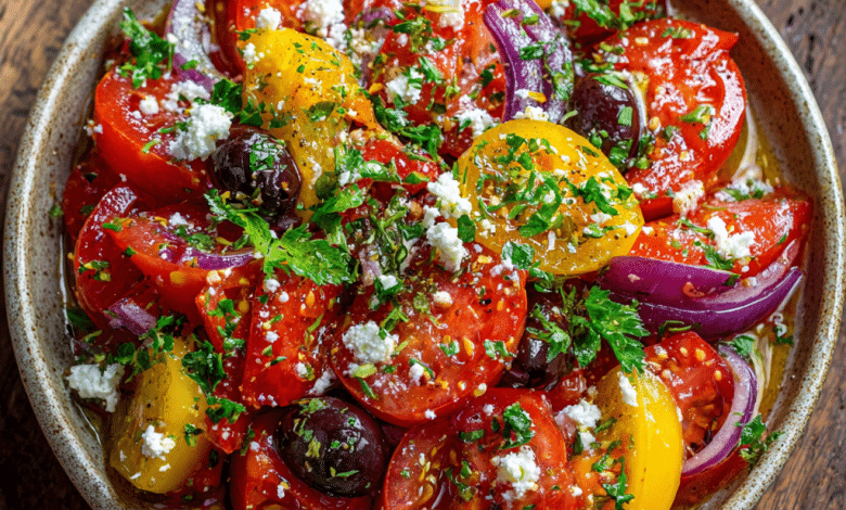 Mediterranean Tomato Salad Recipe