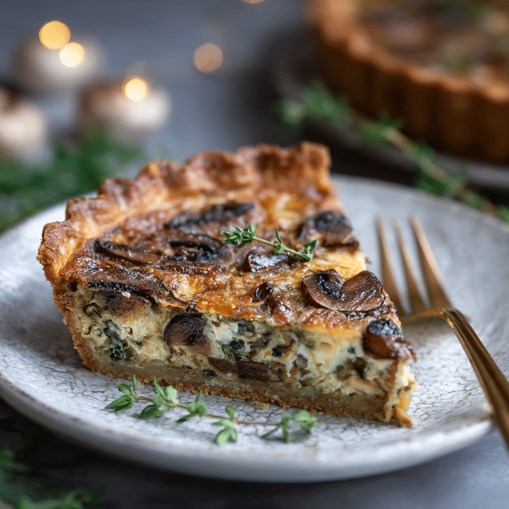 Mushroom Quiche – Creamy, Cozy, and Full of Earthy Comfort