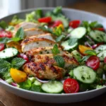 Refreshing Summer Salad with Grilled Chicken