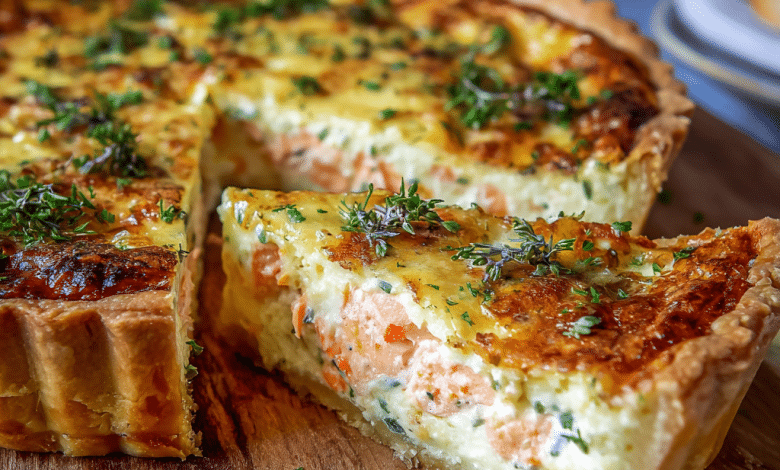 Salmon Quiche Recipe