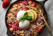 Strawberry Crumble