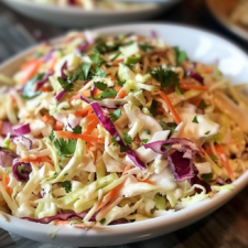 Best Ever No Mayo Vinegar Coleslaw