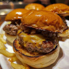 Juicy Cheeseburger Sliders Recipe