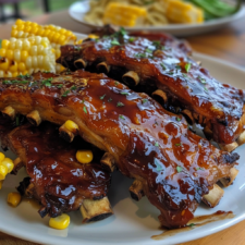 Flavorful Corn Ribs Recipe with Creamy Sauce