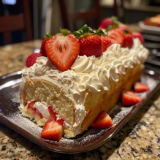 Strawberry Shortcake Cake Roll