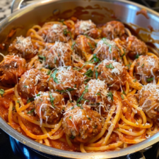 Creamy Spaghetti and Meatballs Recipe Without Alcohol
