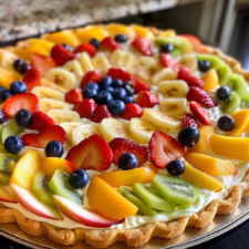 Easy Sugar Cookie Fruit Pizza Recipe