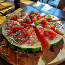 Watermelon Pizza: Sweet, Salty, and Refreshing