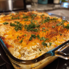Cheesy Chicken and Rice Casserole Recipe