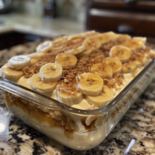 No Bake Banana Pudding Recipe with Vanilla and Nuts