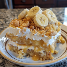 Banana Pudding Poke Cake