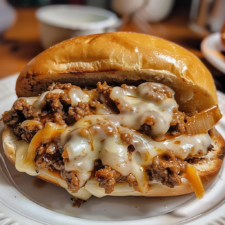 Philly Cheese Steak Sloppy Joes Recipe