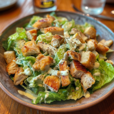 Classic Homemade Chicken Caesar Salad
