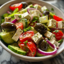 Authentic Cretan-Style Greek Salad