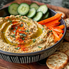 Simple Mediterranean Hummus Dip