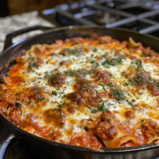Easy Skillet Lasagna