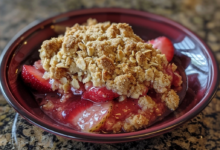 Strawberry Crumble