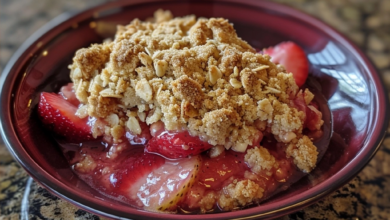 Strawberry Crumble