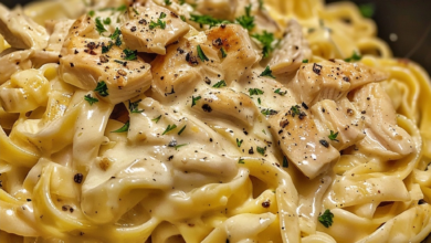 Comfort Food Chicken Alfredo Pasta