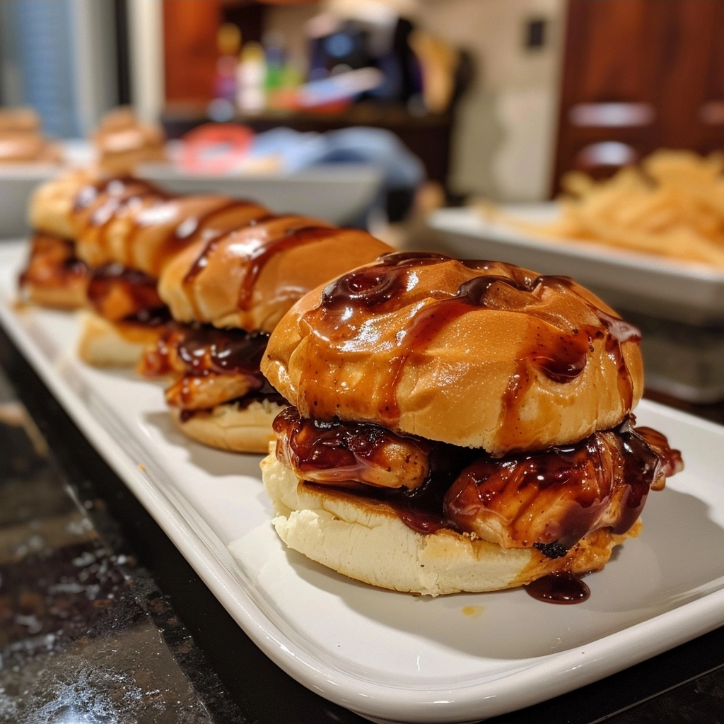 BBQ Chicken Sliders