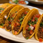 Crispy Baked Ground Beef Tacos: A Flavorful Mexican Delight
