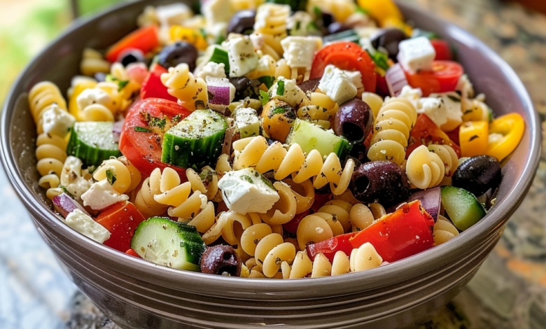 Greek Pasta Salad: A Light, Flavorful Medley of Mediterranean Delights